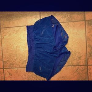 Lululemon royal blue shorts